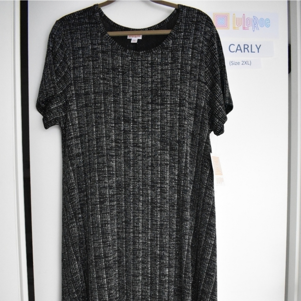 Lularoe Elegant Collection Carly Metallic